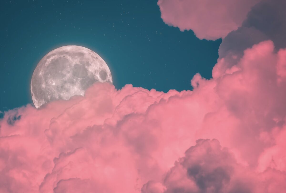 Moon, Clouds