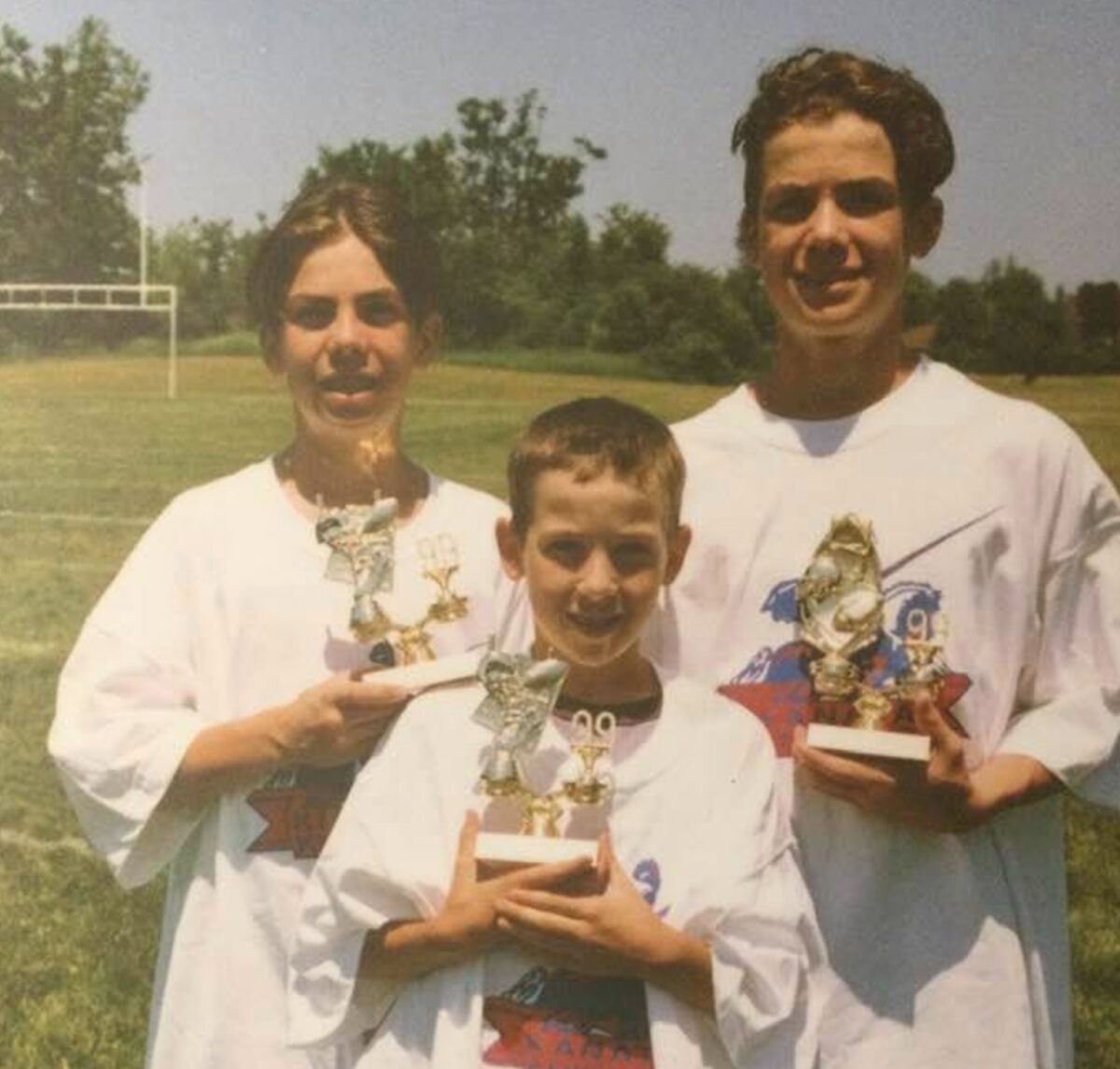 Justin With Siblings, Ryan And Shane As Kids