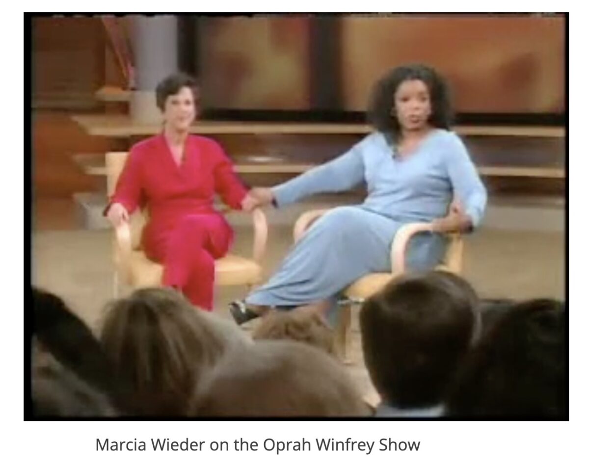 Maya Marcia Wieder On Oprah's Couch